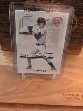 2025 Panini Charlie Condon Prospect Edition Rookie Card Rockies